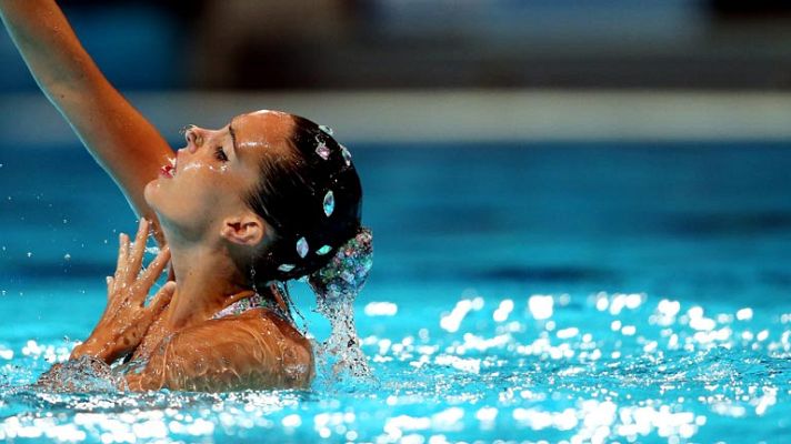 Telediario 1 - La sincronizada española, al asalto de nuevas medallas