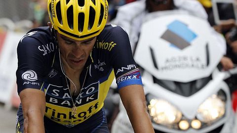 Contador, criticado por su principal patrocinador