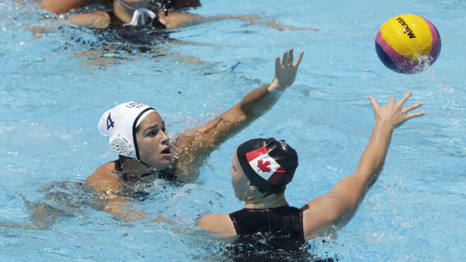 Waterpolo femenino. Fase de grupos: Estados Unidos - Canadá