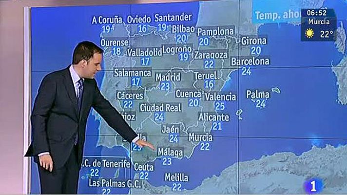 El tiempo - Suben las temperaturas en el norte