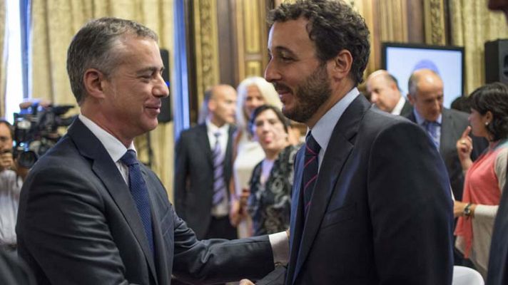 Telediario 1 - Urkullu pide acuerdo entre partidos