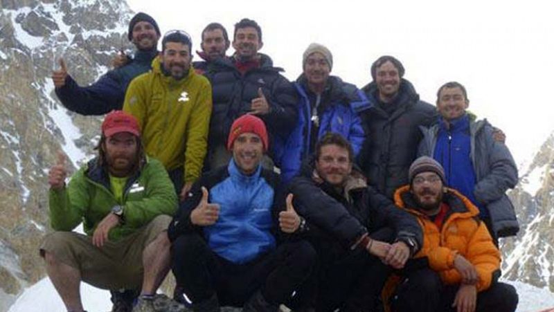 Tres montañeros españoles están atrapados en una montaña en Pakistán 