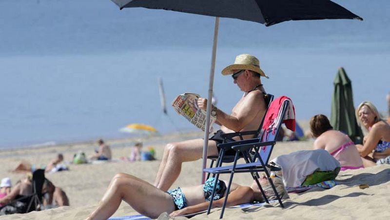 Calor en el centro de la península y las Baleares