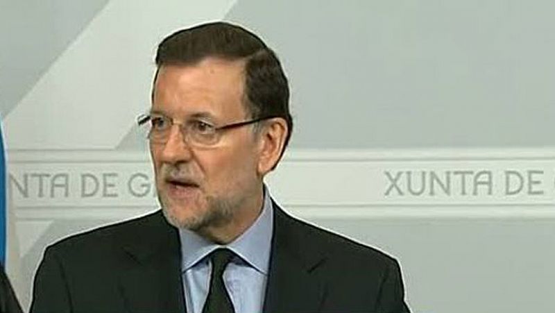  Rajoy confía en que se esclarezcan "a la mayor celeridad" las causas del accidente de tren