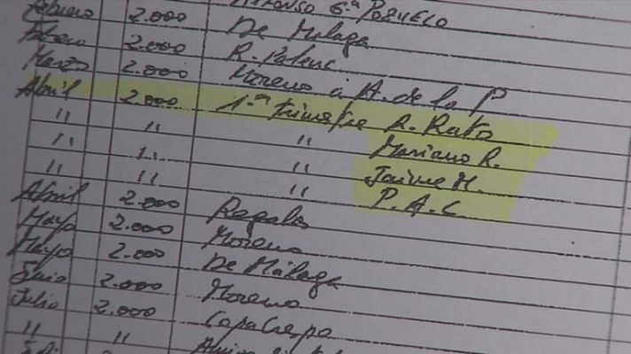 Telediario 1 - Última declaración de Bárcenas