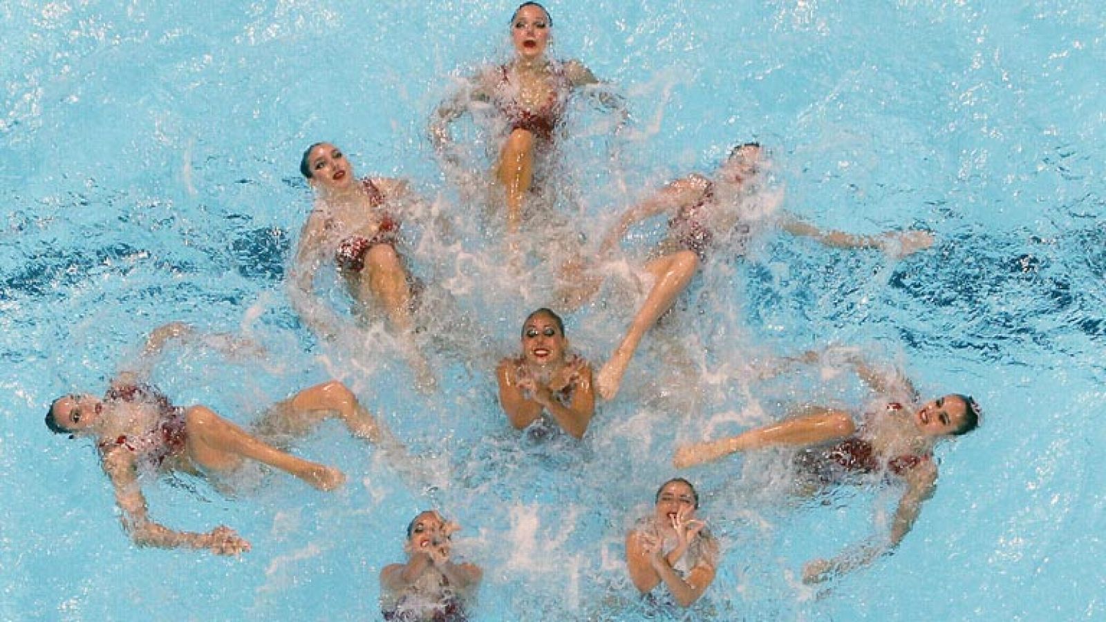 Natación sincronizada. Final. Rutina libre por equipos