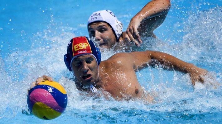 Telediario 1 - El waterpolo masculino español, a cuartos de final