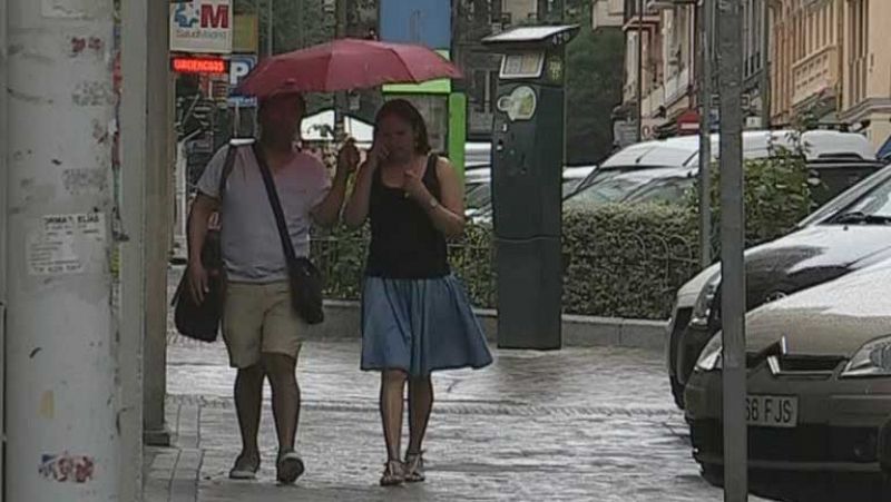 Lluvias persistentes en el litoral atlántico gallego