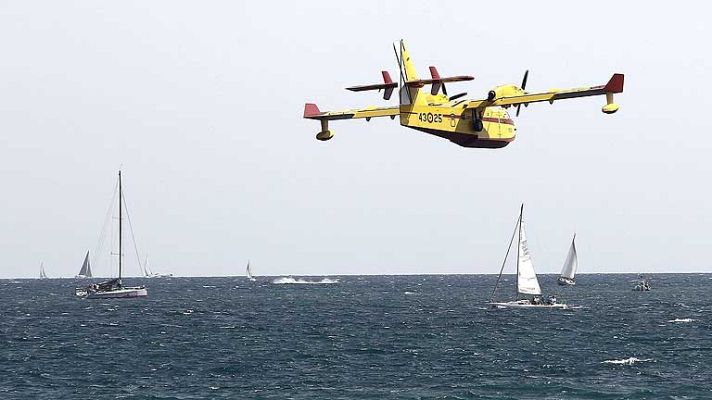 Telediario 1 - Preocupantes incendios