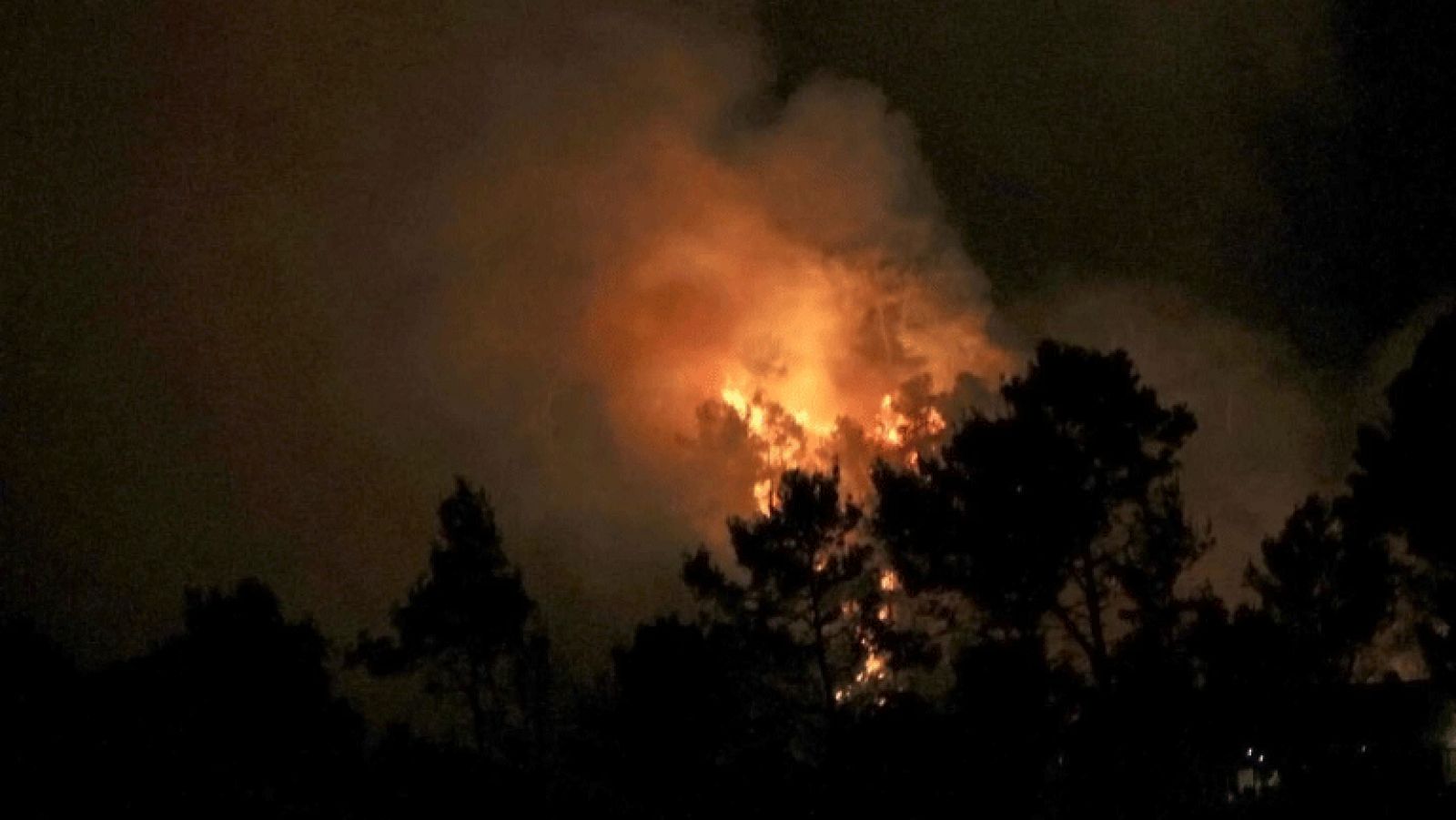 Un incendio en el municipio barcelonés de Vallirana obliga a desalojar parte de una urbanización 