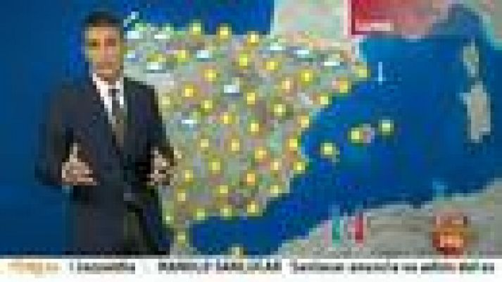 El tiempo - Lluvias débiles en Galicia y despejado en el resto del país