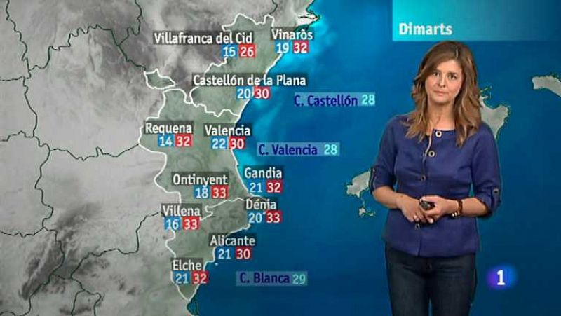 El tiempo en la Comunidad Valenciana - 29/07/13 - Ver ahora