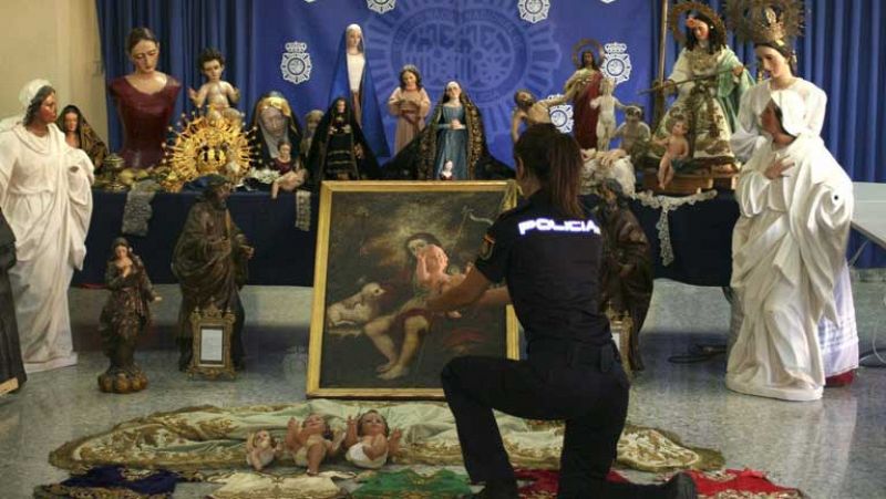 En Sevilla, varios detenidos en dos operaciones policiales contra ladrones de arte