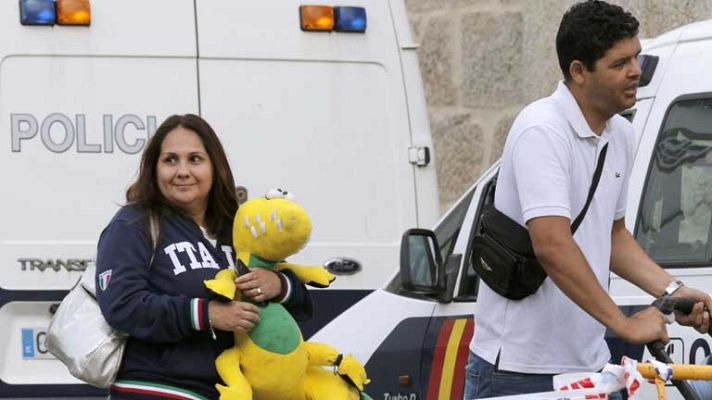 Telediario 1 - Supervivientes del accidente