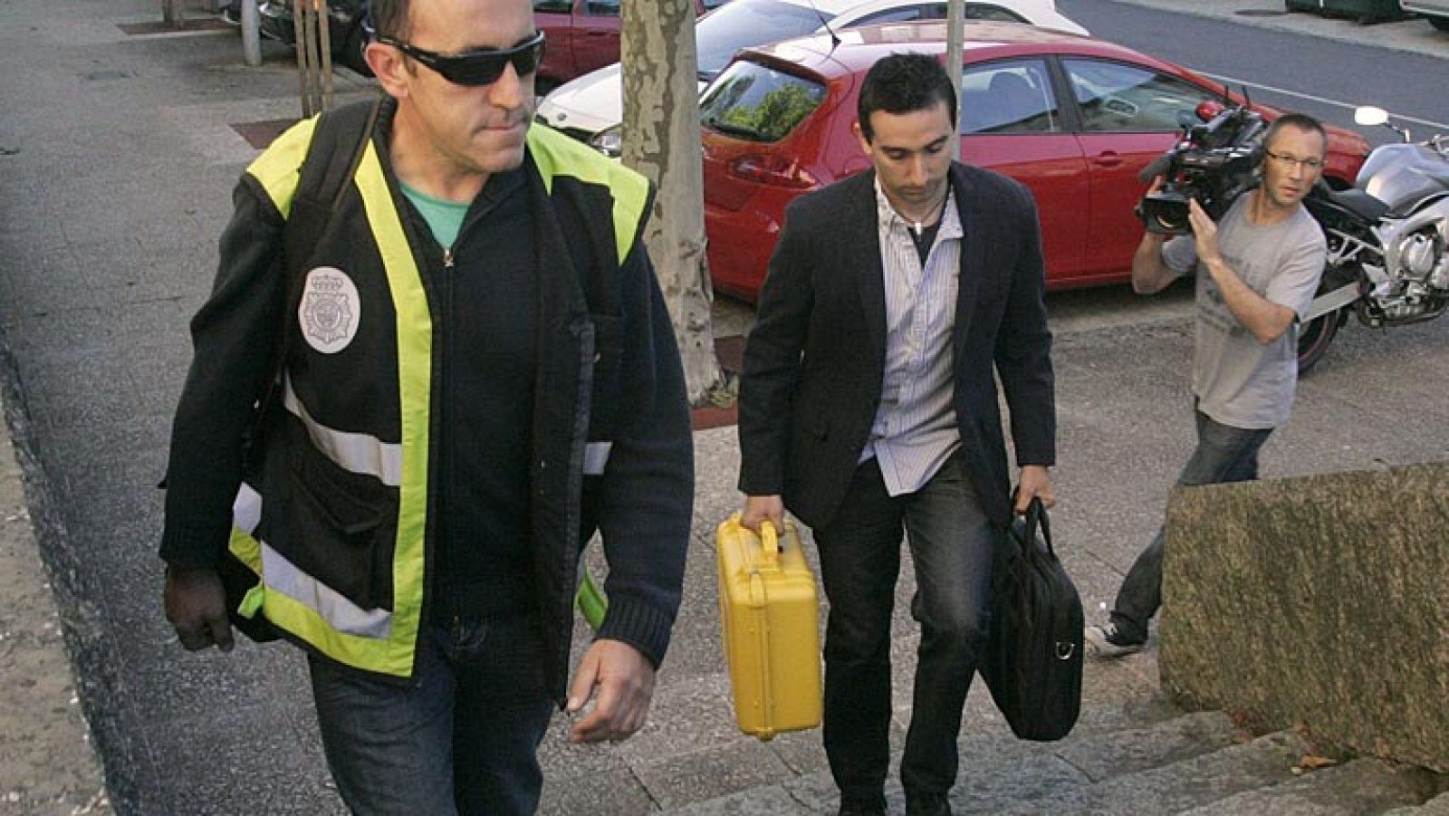 La Policía lleva al juzgado las cajas negras del tren accidentado en Santiago de Compostela