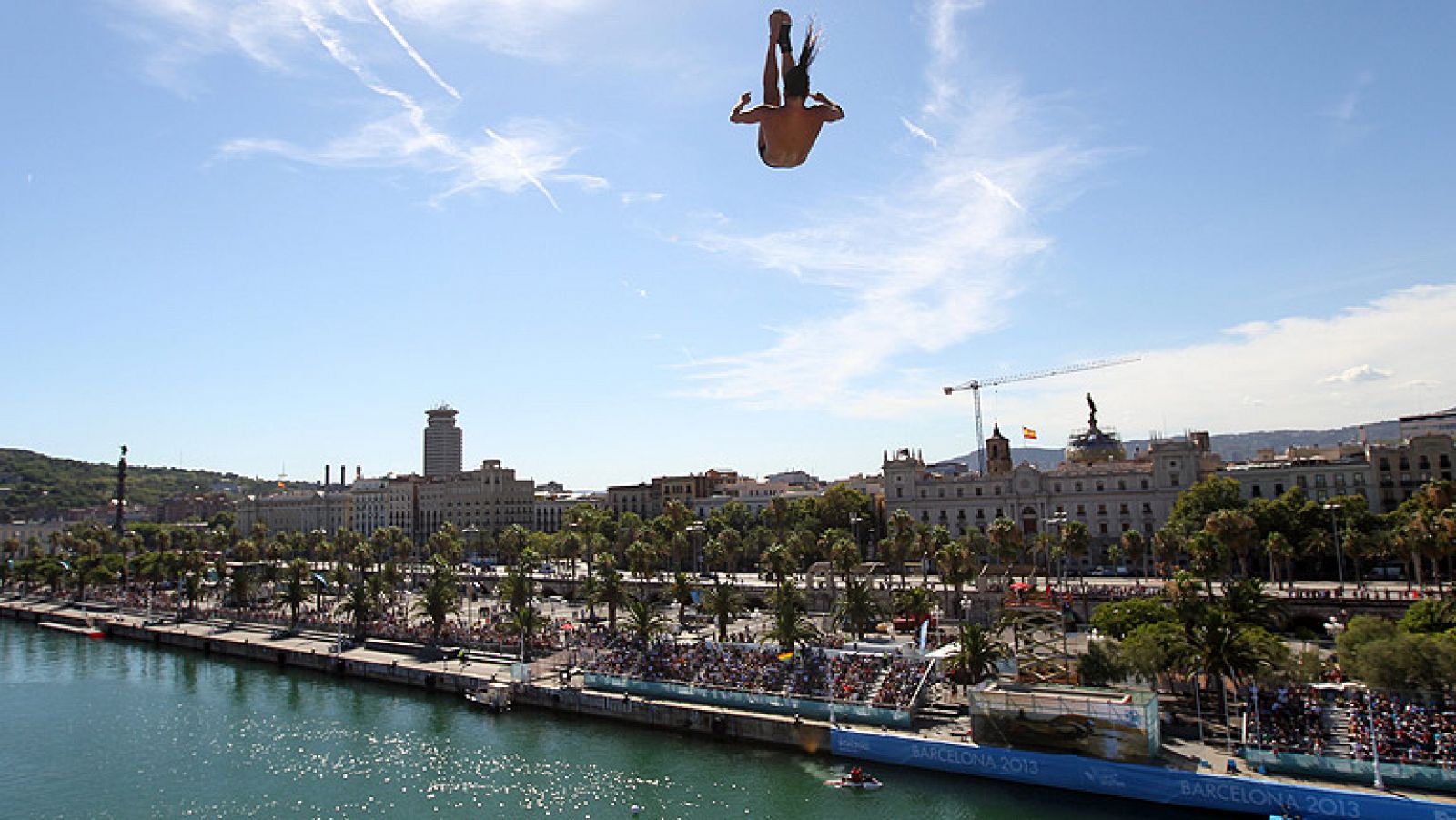 Los saltos de gran altura son la gran novedad de los Mundiales de natación. En Barcelona se estrena una disciplina que en su categoría masculina está dominada por el colombiano Orlando Duque.