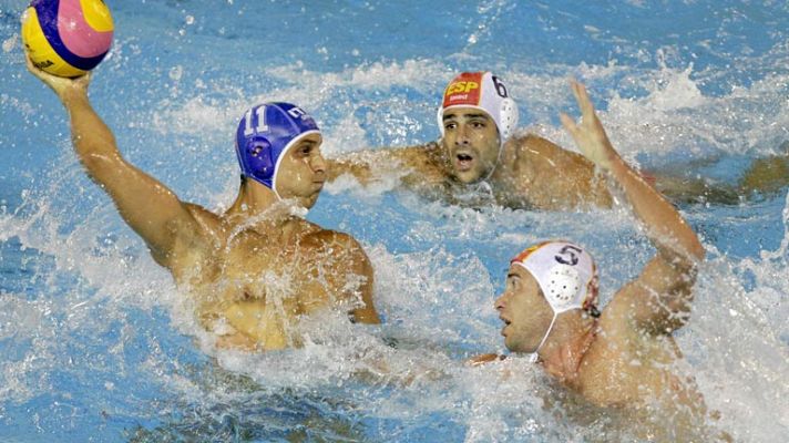 Telediario 1 - Italia deja a España sin medalla en waterpolo masculino en los Mundiales de Natación