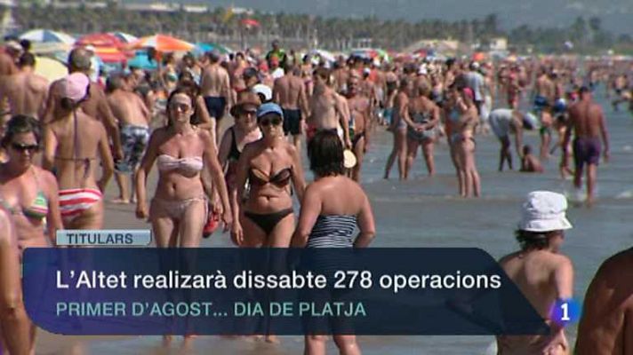 L'informatiu - Comunitat Valenciana - La Comunidad Valenciana en 2' - 01/08/13