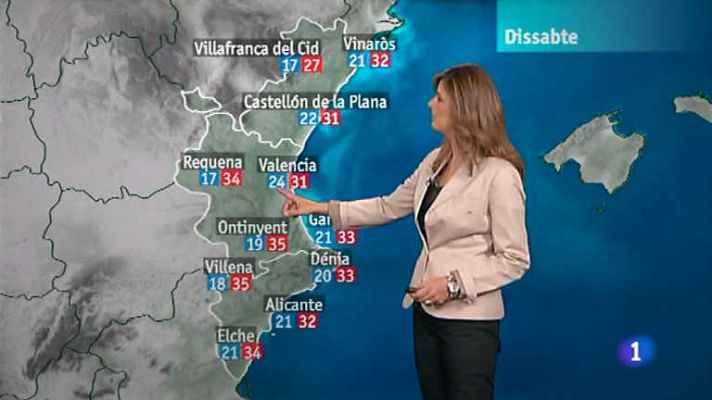 L'informatiu - Comunitat Valenciana - El tiempo en la Comunidad Valenciana - 02/08/13