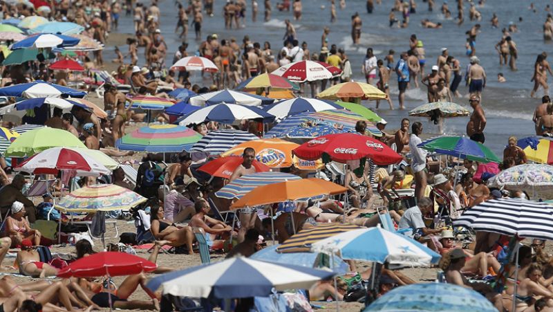 Temperaturas altas en Andalucía y Mallorca