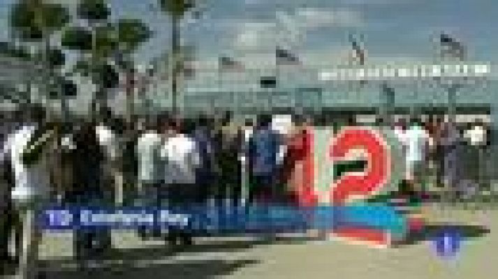 Telediario 1 - El Madrid sigue ganando en su gira americana