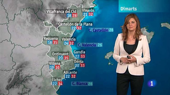 El tiempo en la Comunidad Valenciana - 05/08/13