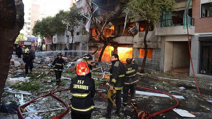 Explosión en Rosario, Argentina