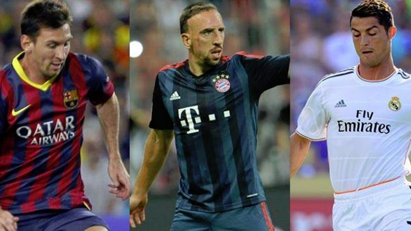 El próximo 29 de agosto, en una votación en directo, se conocerá quién es el Mejor Jugador UEFA, que saldrá del trio formado por Messi, Cristiano Ronaldo y Ribéry. Uno de los tres sucederá a Iniesta, ganador en 2012.