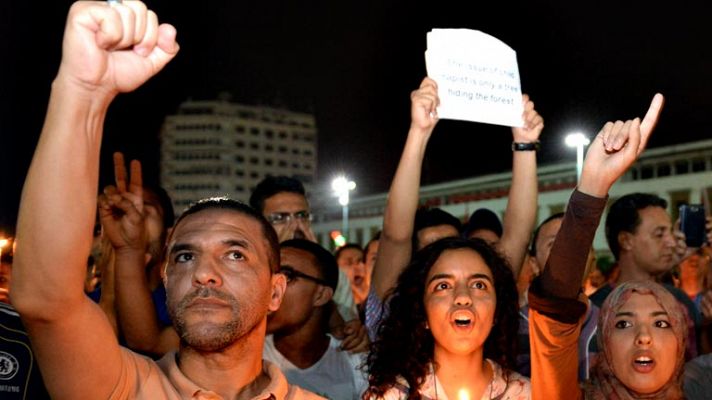 Protestas en Marruecos