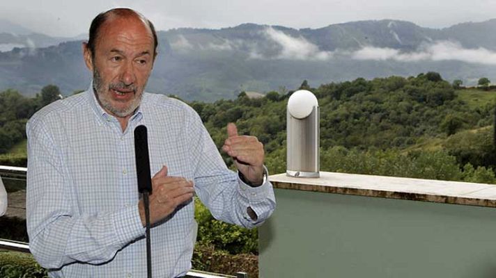 Telediario 1 - Rubalcaba sobre el conflicto de Gibraltar