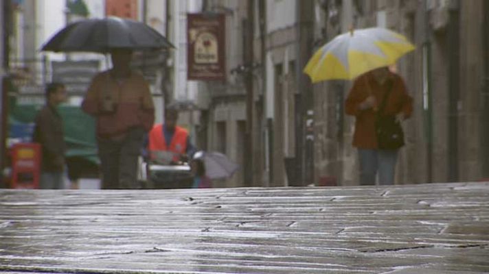 Telediario 1 - Contraste del clima en España