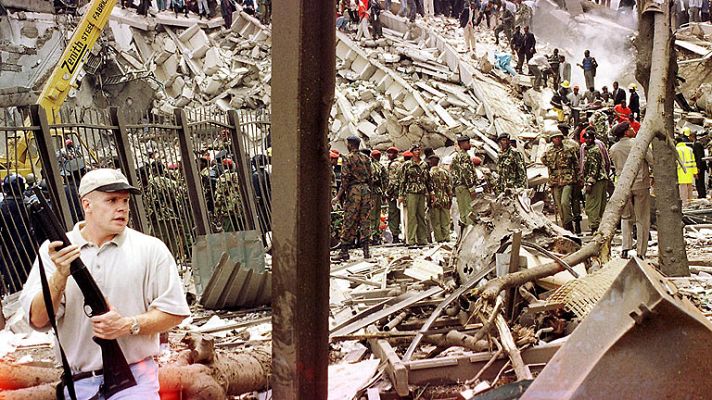 Telediario 1 - Quince años de los atentados contra las embajadas de Kenia y Tanzania