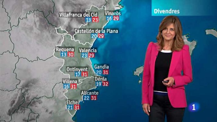 L'informatiu - Comunitat Valenciana - El tiempo en la Comunidad Valenciana - 08/08/13