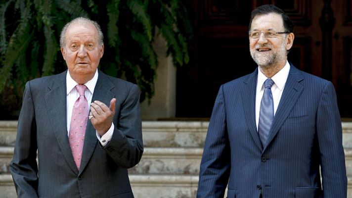 El rey y Rajoy se reúnen