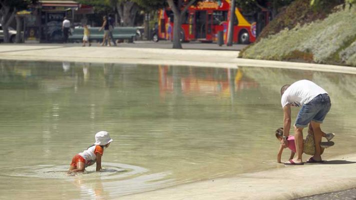 Altas temperaturas en Canarias y el suroeste peninsular