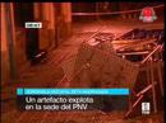  - Atacan la sede del PNV en Gordexola