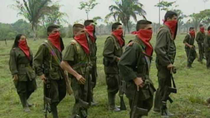 Telediario 1 - Santos y las FARC