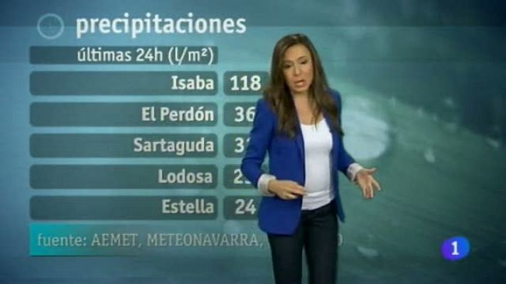 El Tiempo en la Comunidad de Navarra - 13/08/2013