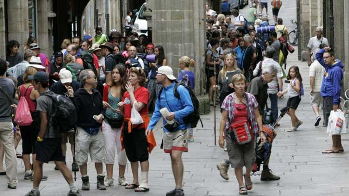 Récord de peregrinos en Santiago