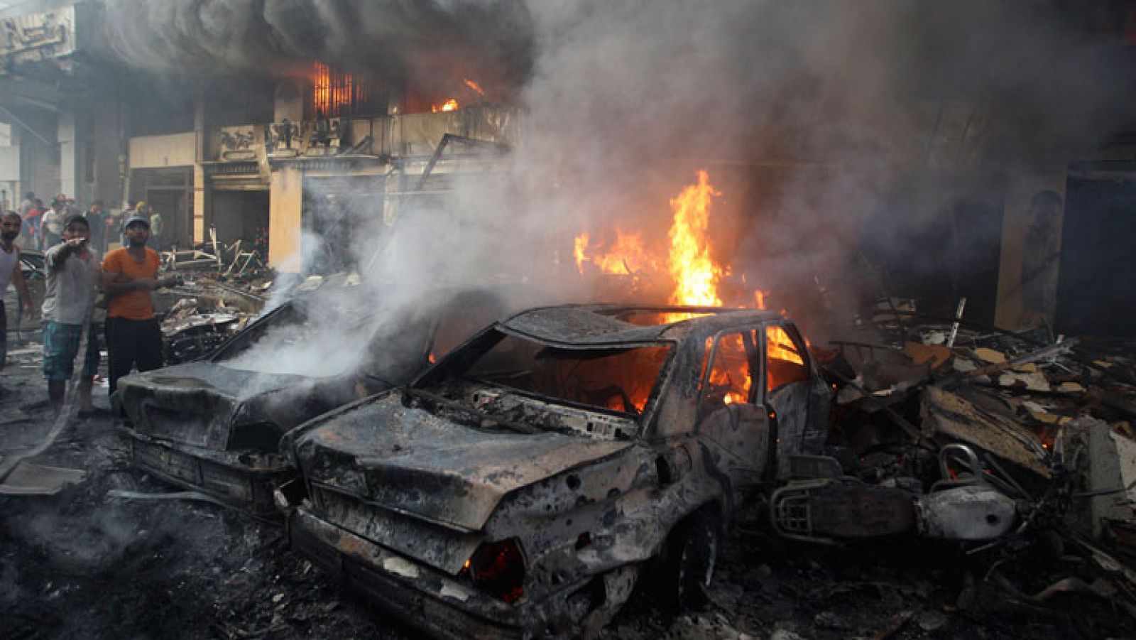 Telediario 1: Al menos veinte muertos por un atentado en un feudo de Hizbulá en Beirut | RTVE Play