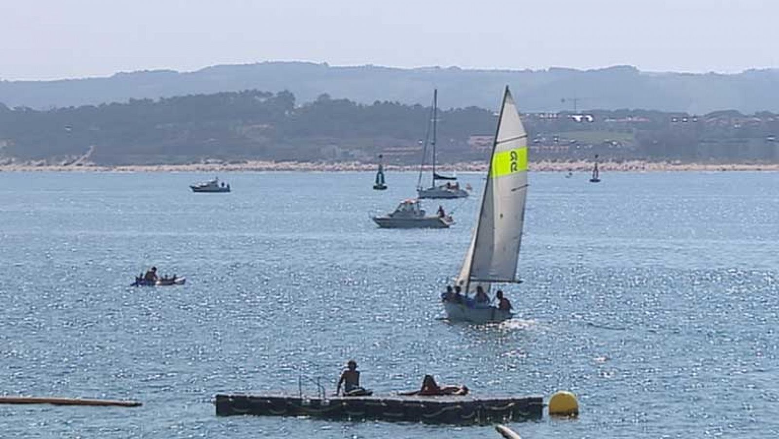Temperaturas altas en Canarias y chubascos en Cataluña