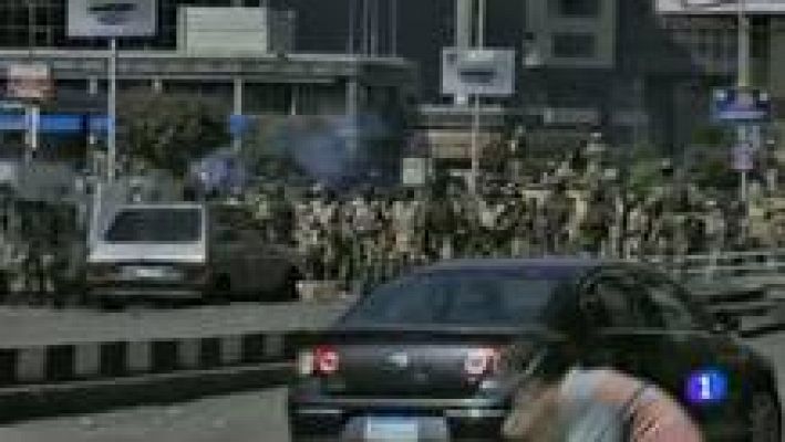 Telediario 1 - El último rodaje en El Cairo