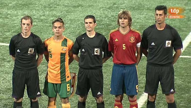 Fútbol - Torneo Internacional Sub-19. COTIF 2013 - España- Australia - Ver ahora