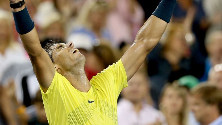 Nadal, en las semifinales de Cincinnati después de vencer a Federer en tres sets