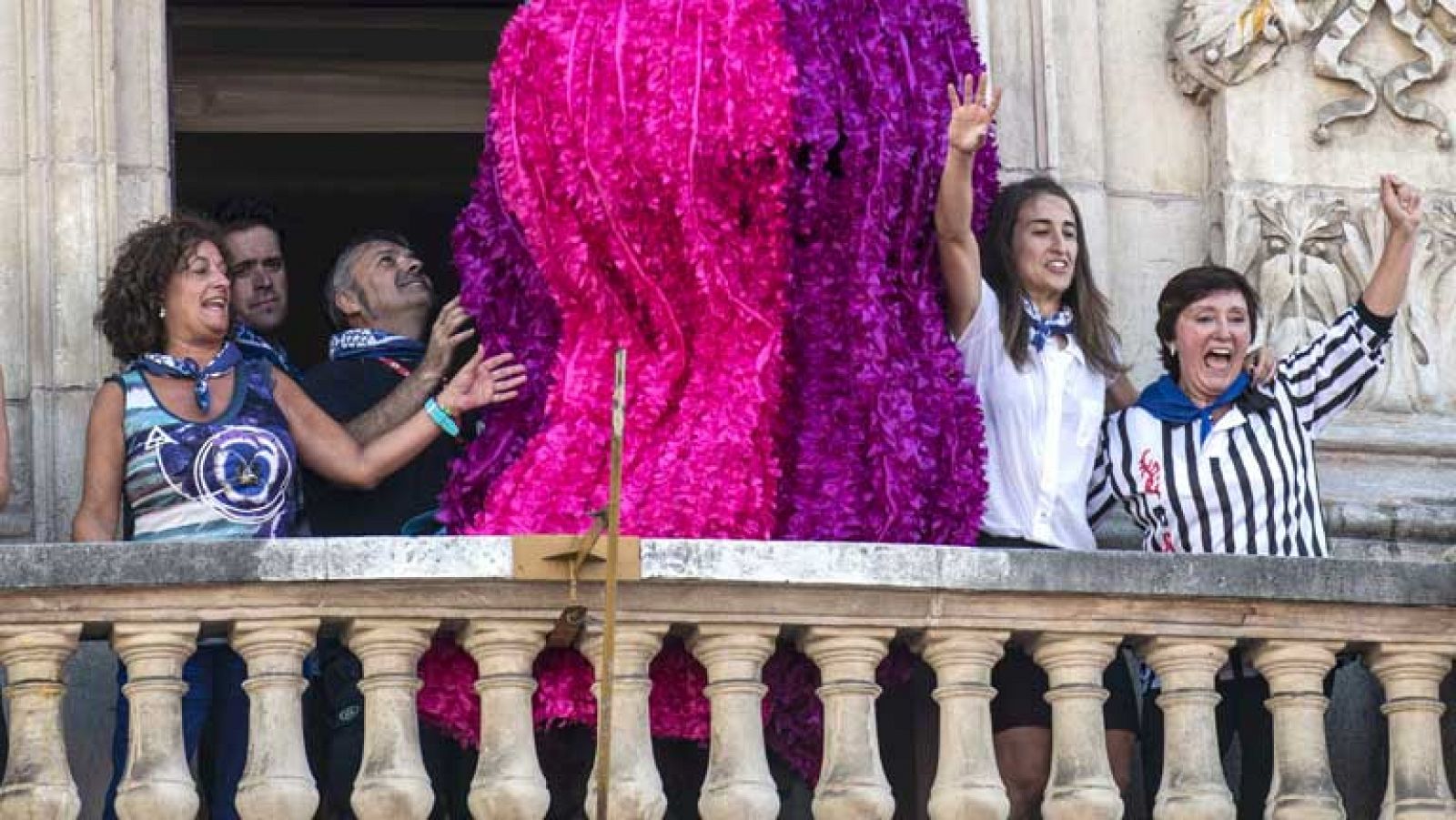 "Txupinazo" rodeado de polémica en Bilbao