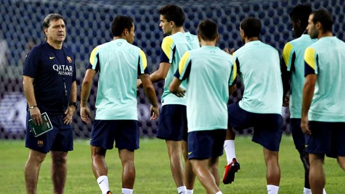 Telediario 1 - El 'Tata' Martino recupera las concentraciones en el Barça seis años depués