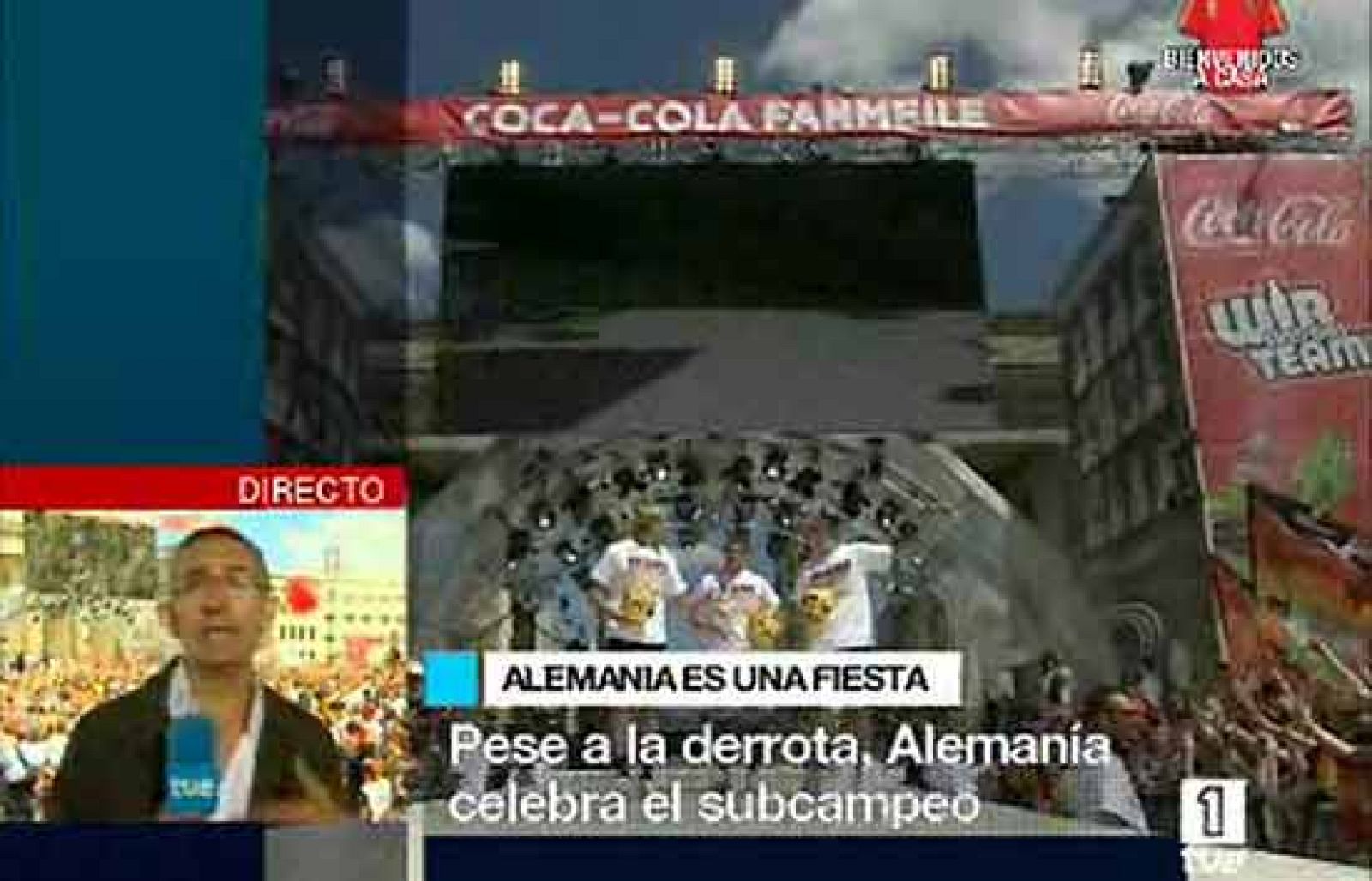 Los alemanes celebran la derrota