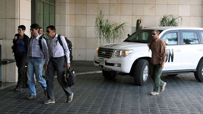 Informativo 24h - Un grupo de la ONU llega a Siria para investigar el uso de armas químicas en plena huida de refugiados