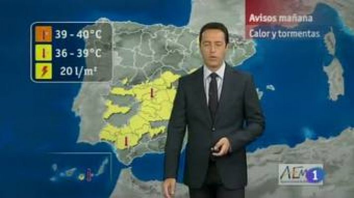 El tiempo en Castilla-La Mancha (21/08/2013)