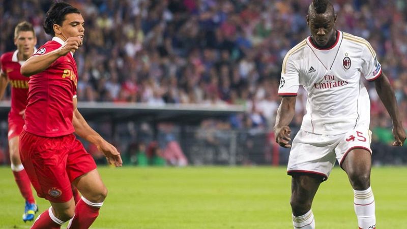 Milan y PSV dejan abierta la eliminatoria; el Celtic se complica